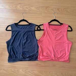 2 Athletic tanks